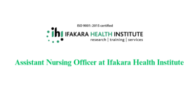 Assistant Nursing Officer at Ifakara Health Institute