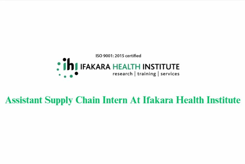 Assistant Supply Chain Intern At Ifakara Health Institute