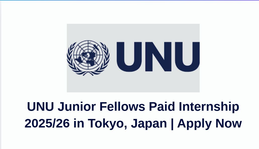 UNU Junior Fellows Paid Internship